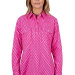 Kelly women's 1/2 Placket L/S Shirt