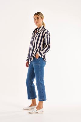 Navy Stripe Shirt