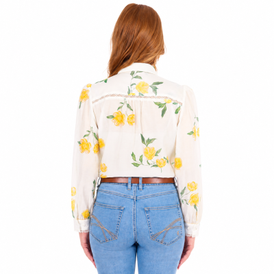 Belle Pastel/Yellow Women's Long Sleeve Shirt