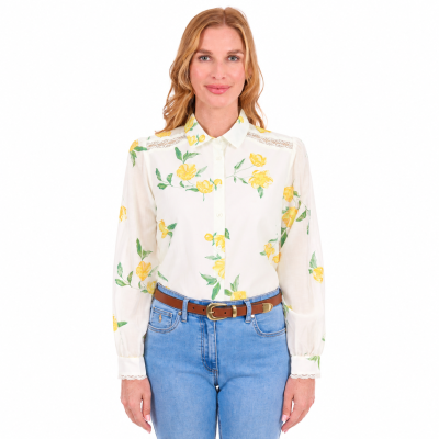 Belle Pastel/Yellow Women's Long Sleeve Shirt