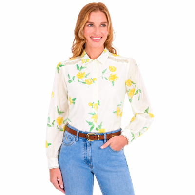 Belle Pastel/Yellow Women's Long Sleeve Shirt