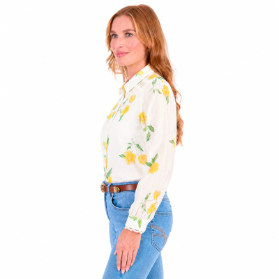Belle Pastel/Yellow Women's Long Sleeve Shirt