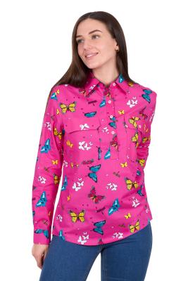 Giselle Women's 1/2 Placket L/S Shirt